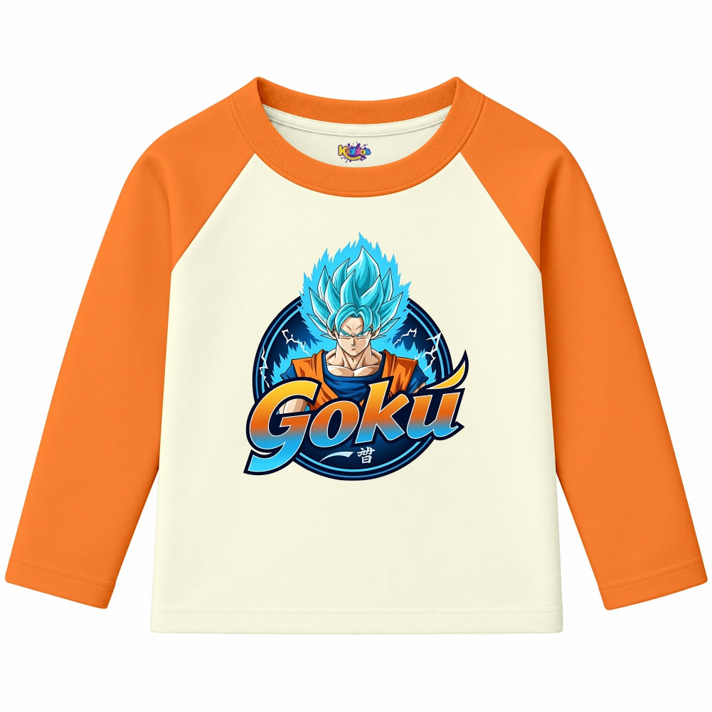 Goku Super Saiyan Blue (Ragnal Sleeve Shirt) (Copy)