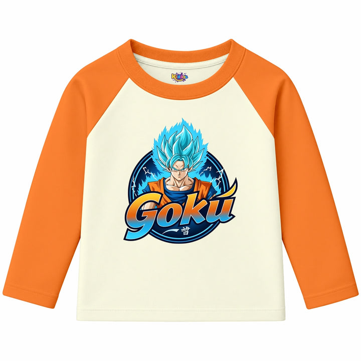 Goku Super Saiyan Blue (Ragnal Sleeve Shirt) (Copy)
