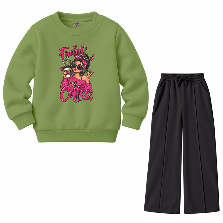 Coffee Lover Girl (Fleece Pair)