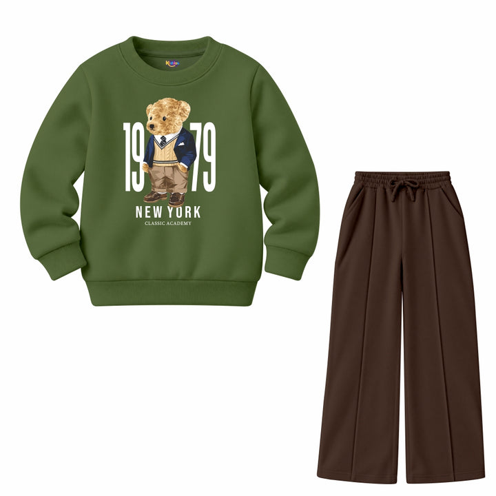 Polo Bear New York Design (Fleece Pair)
