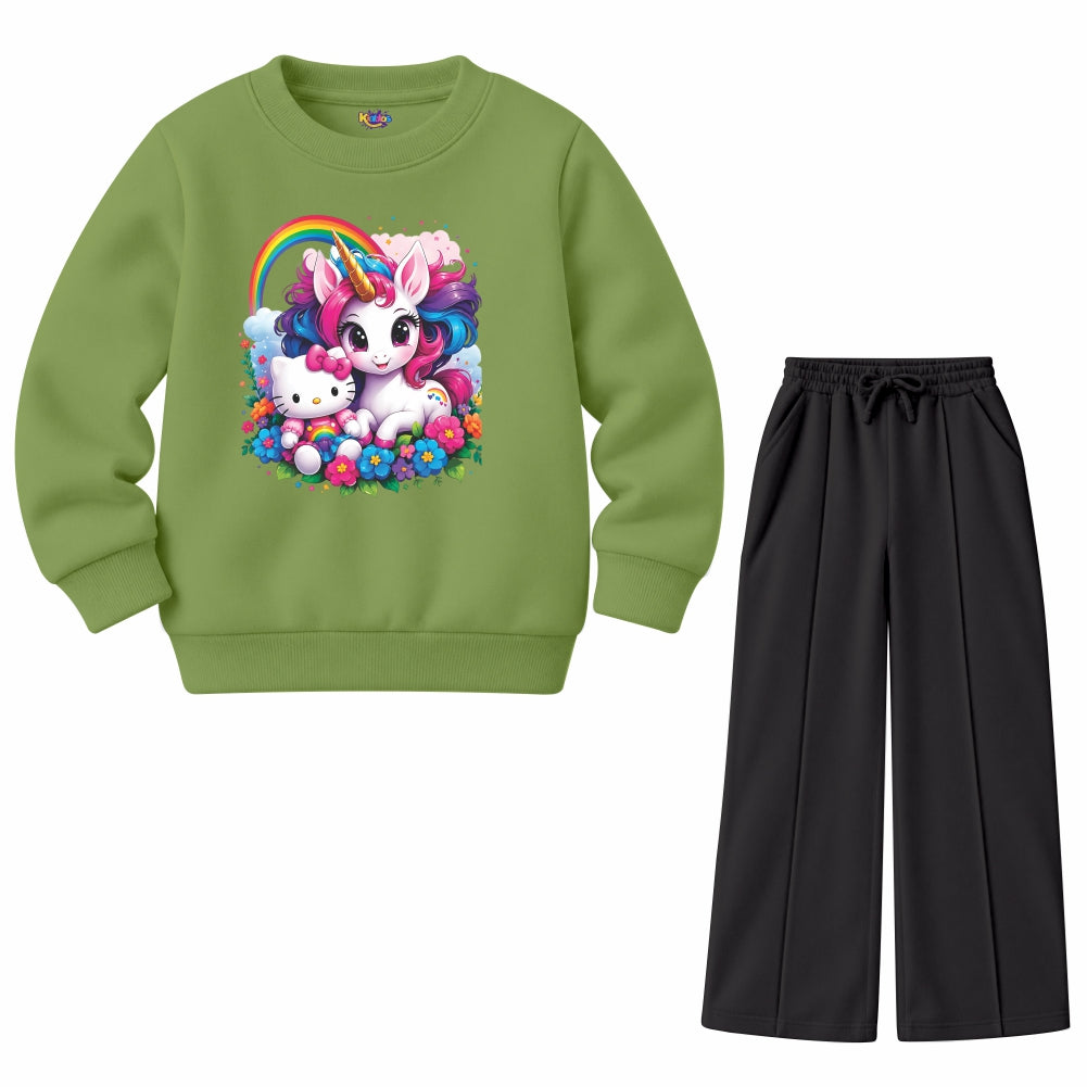 Hello Kitty Unicorn Rainbow (Fleece Pair)