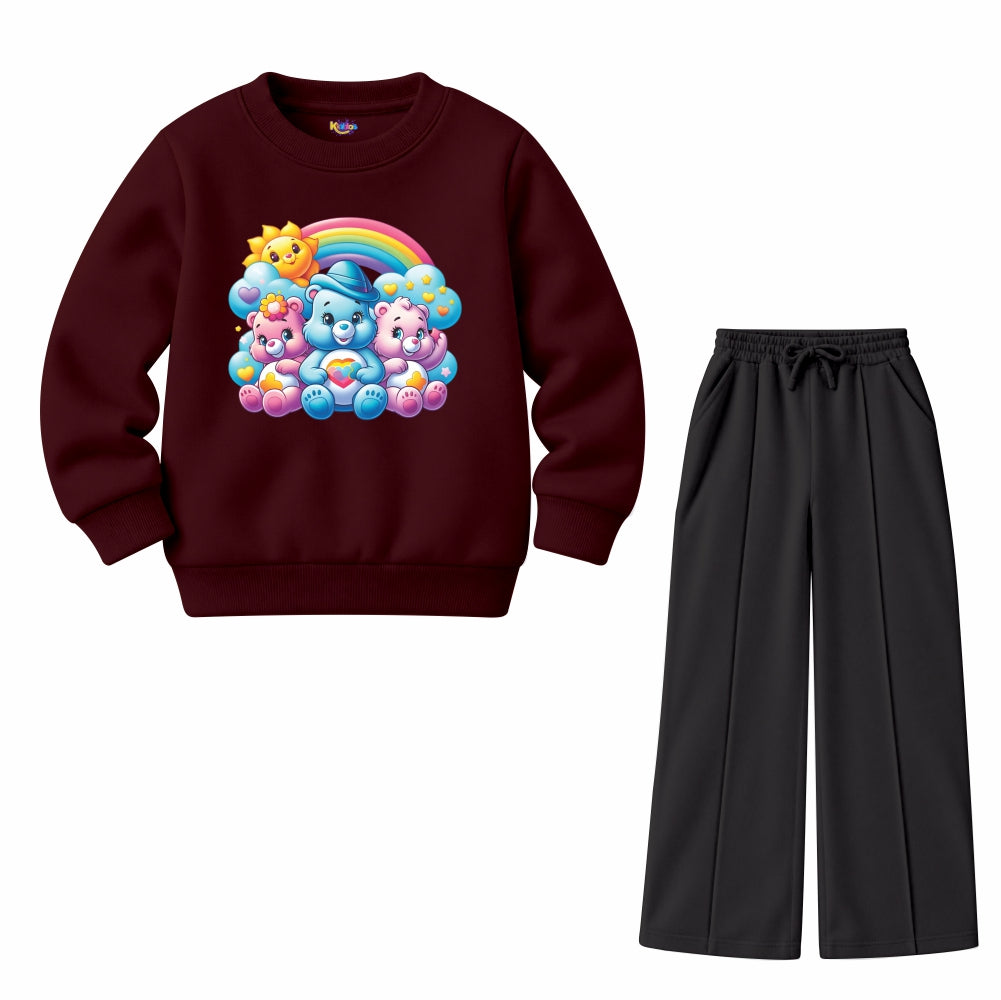 Girls Rainbow Bears (Fleece Pair)