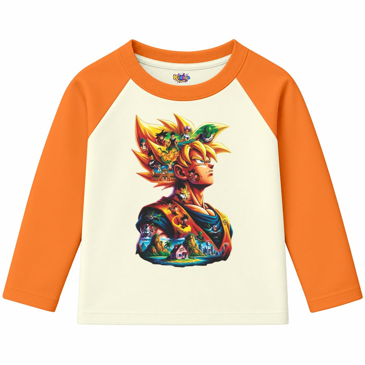 Goku Multiuniverse (Ragnal Sleeve Shirt)
