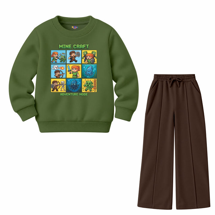 Boys Pixel Adventure (Fleece Pair)