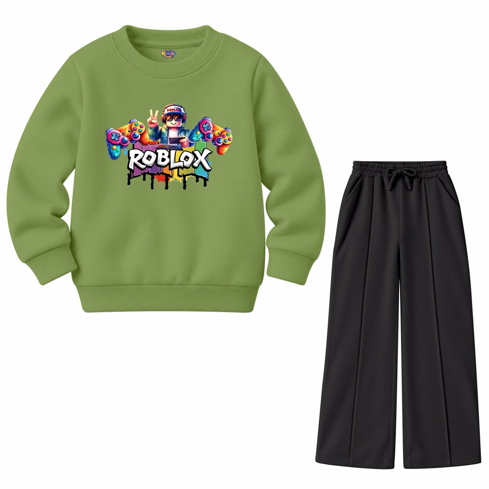 Roblox Noob with Game Controllers (Fleece Pair)