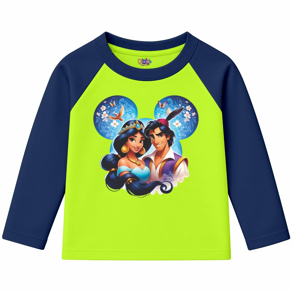 Alha Din with Jasmine (Ragnal Sleeve Shirt)