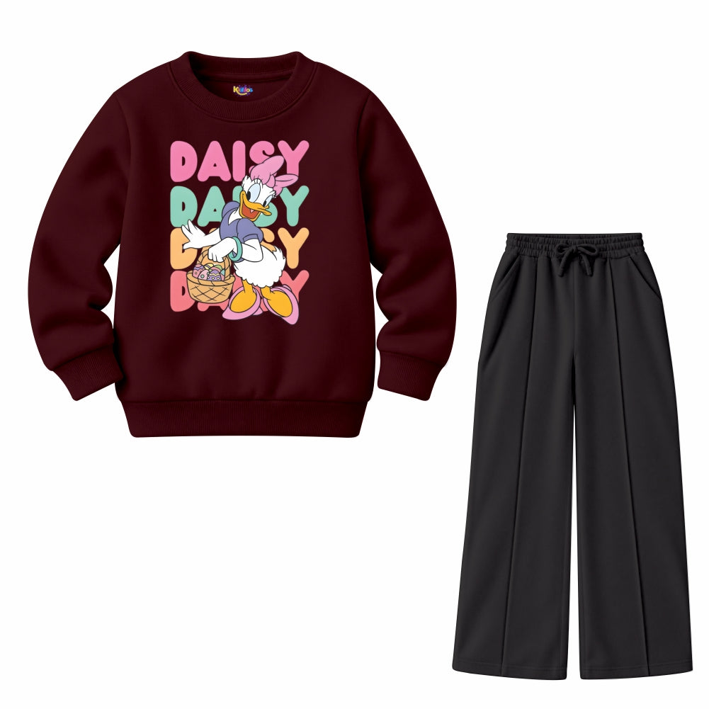 Daisy Little Girls Retro Duck (Fleece Pair)