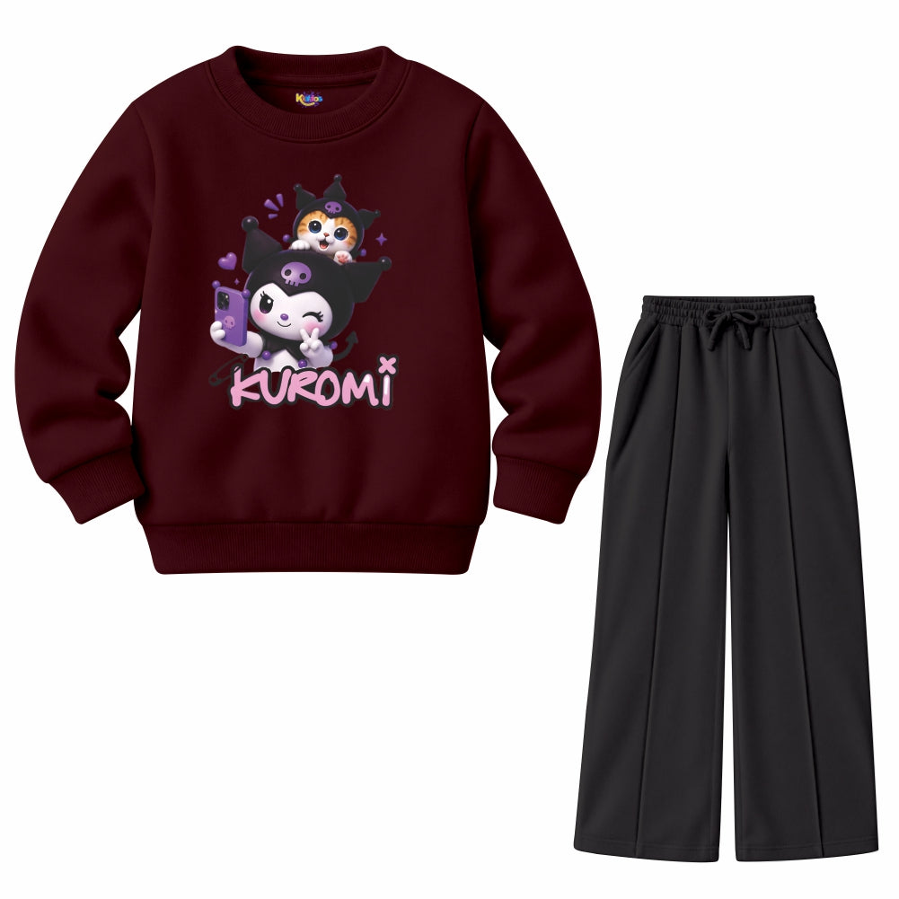 Kuromi Selfie - Sanrio Girls (Fleece Pair)