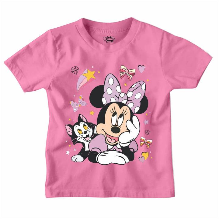 MINNIE MOUSE WITH CAT T-SHIRT