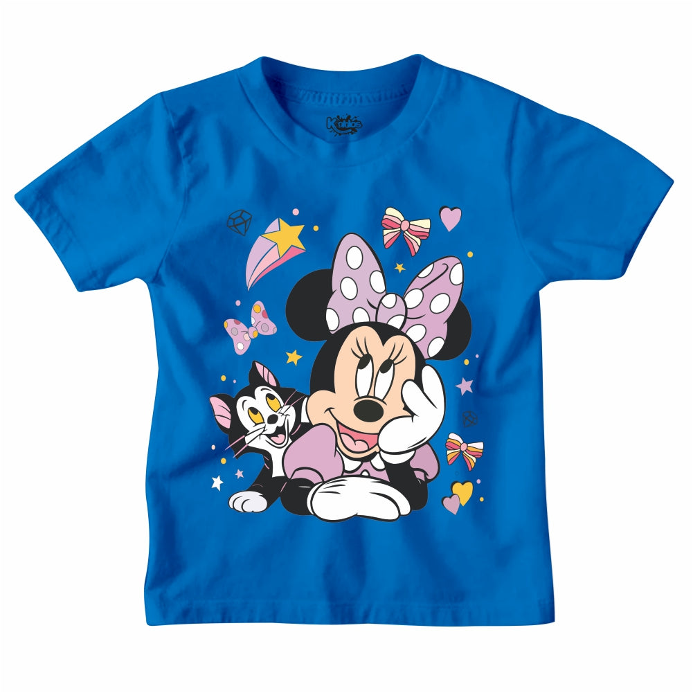MINNIE MOUSE WITH CAT T-SHIRT