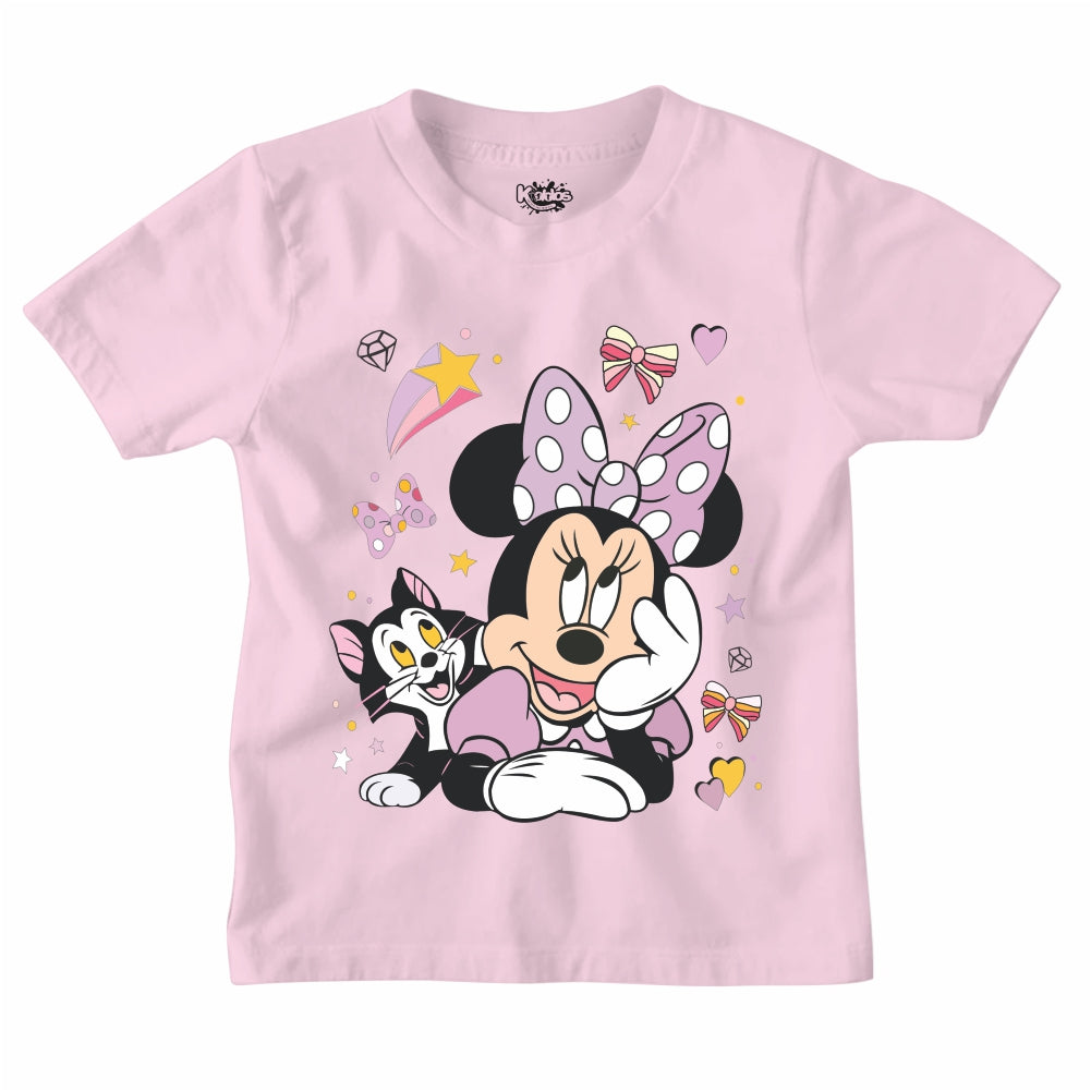 MINNIE MOUSE WITH CAT T-SHIRT