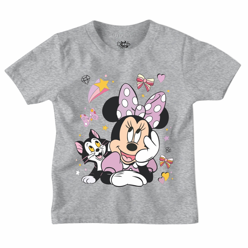 MINNIE MOUSE WITH CAT T-SHIRT