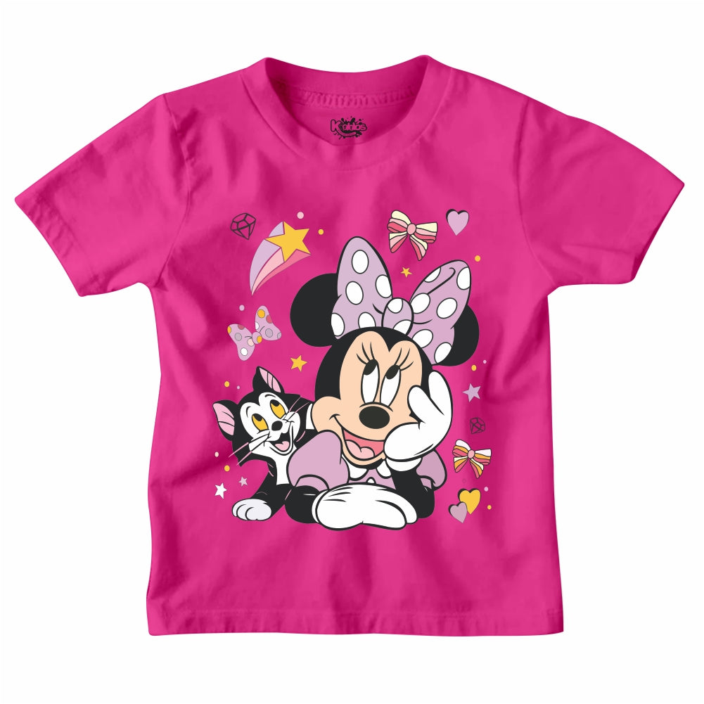MINNIE MOUSE WITH CAT T-SHIRT
