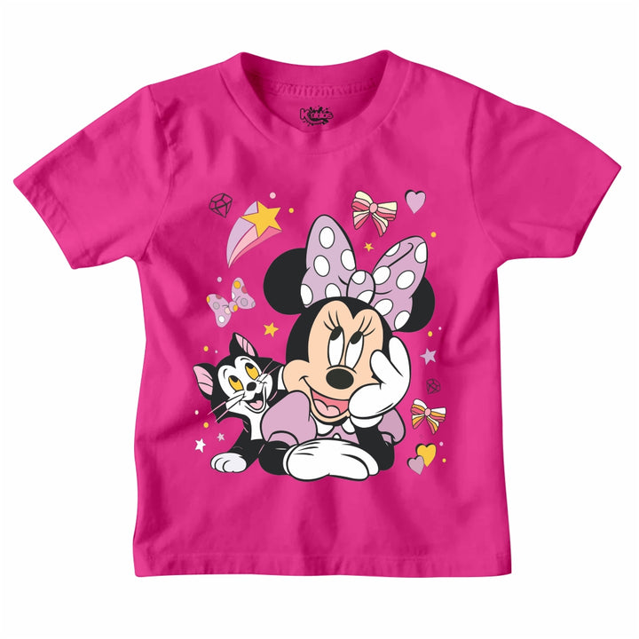 MINNIE MOUSE WITH CAT T-SHIRT