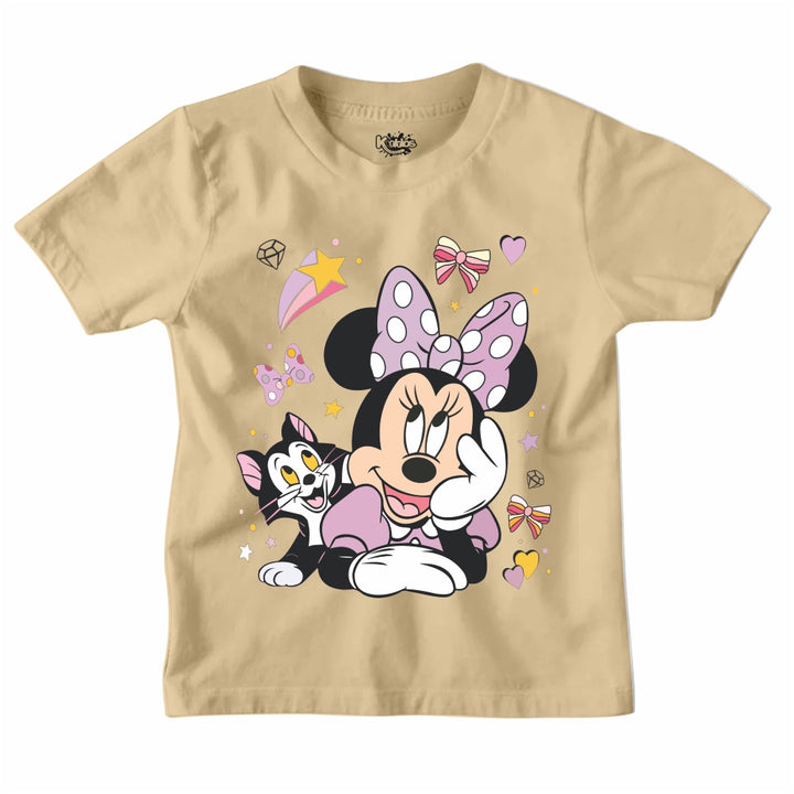 MINNIE MOUSE WITH CAT T-SHIRT