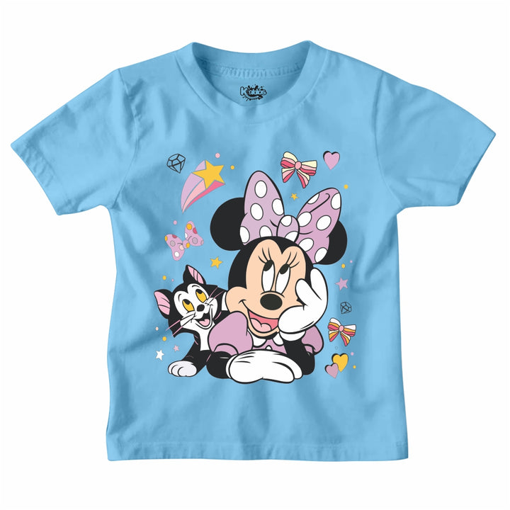 MINNIE MOUSE WITH CAT T-SHIRT