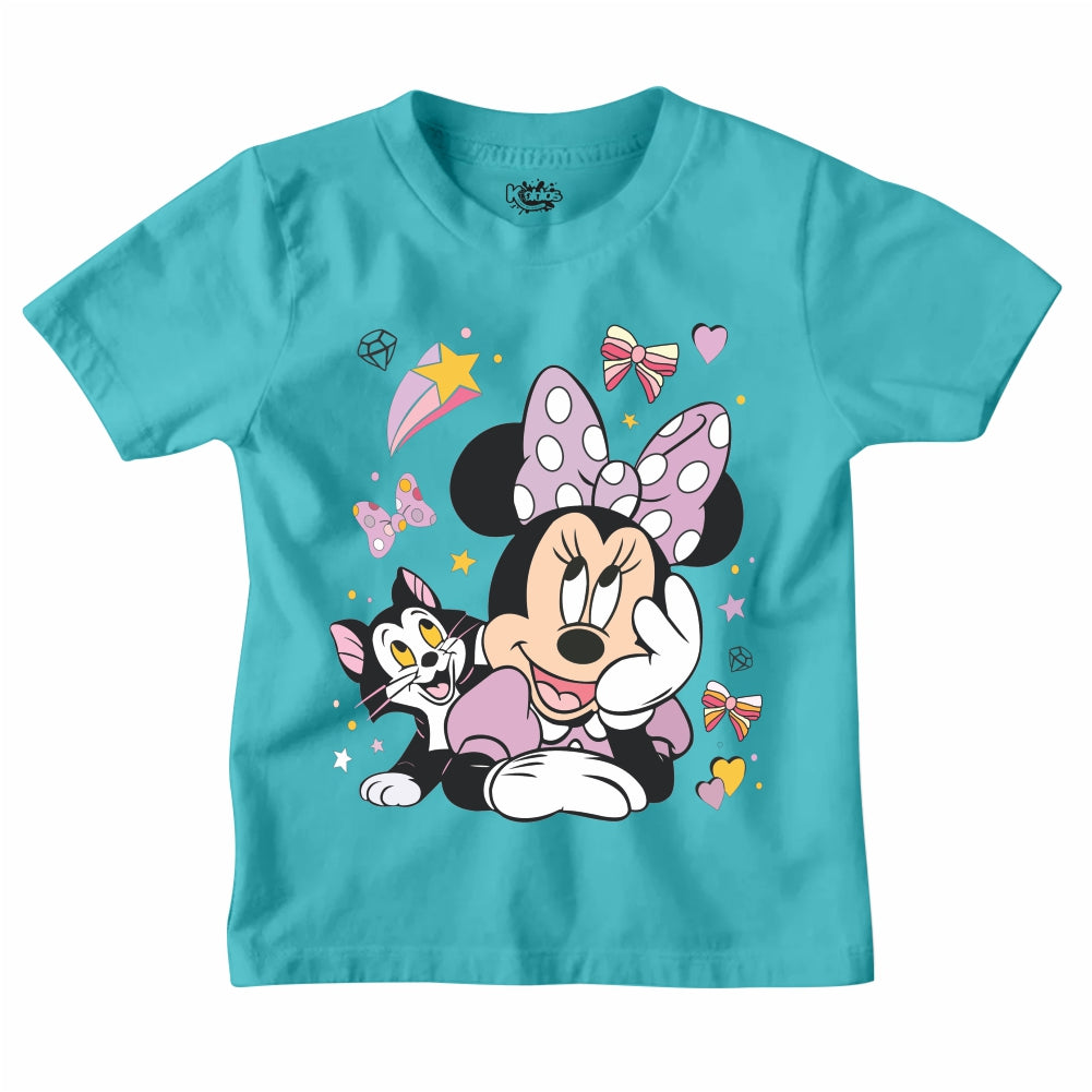 MINNIE MOUSE WITH CAT T-SHIRT