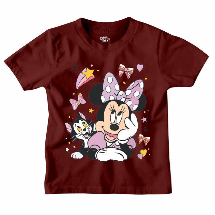 MINNIE MOUSE WITH CAT T-SHIRT