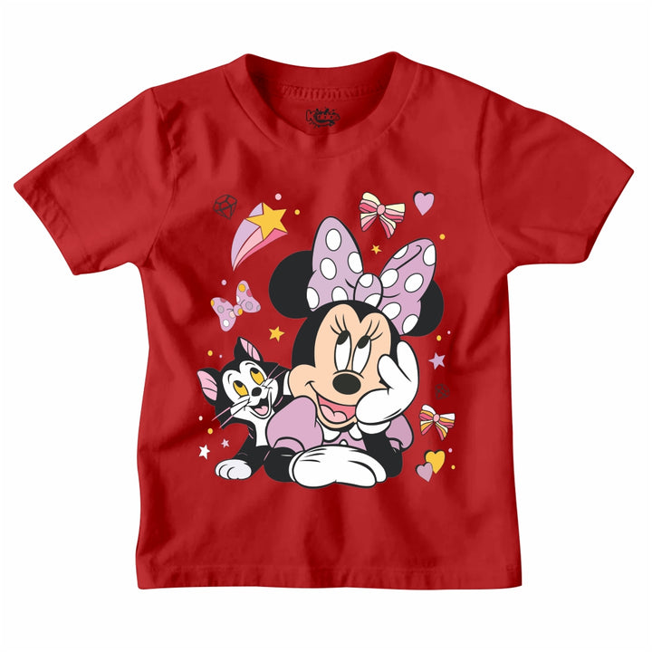 MINNIE MOUSE WITH CAT T-SHIRT