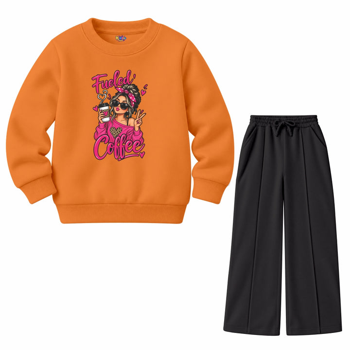 Coffee Lover Girl (Fleece Pair)