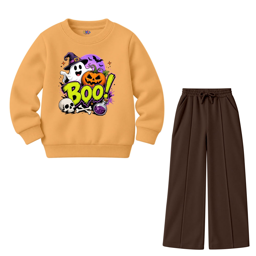 Boo Ghost Halloween (Fleece Pair)