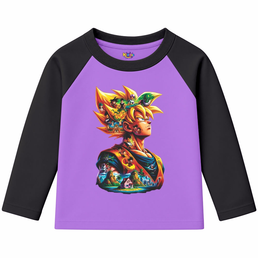 Goku Multiuniverse (Ragnal Sleeve Shirt)