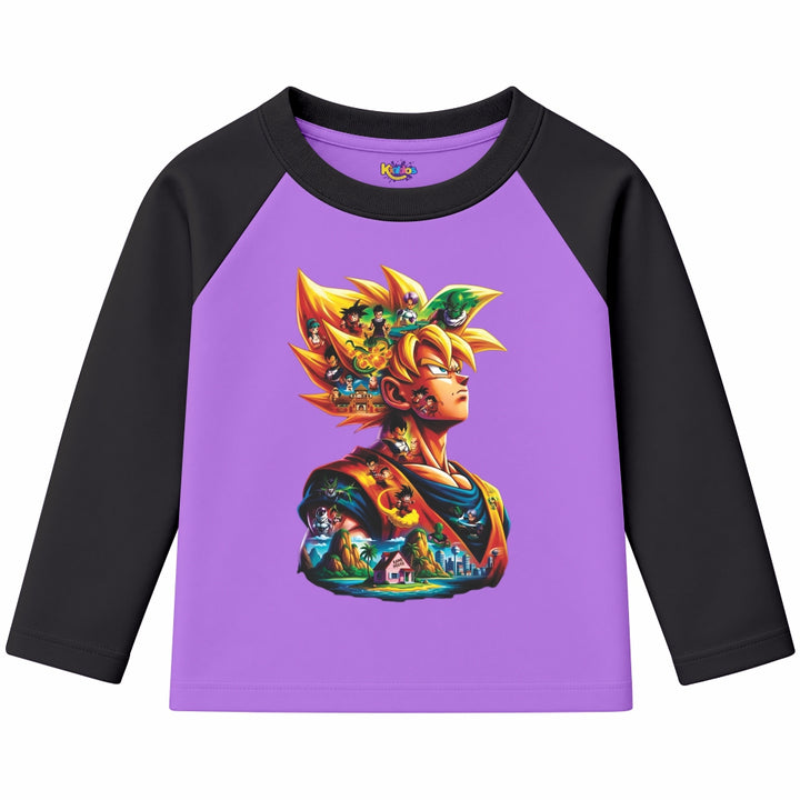 Goku Multiuniverse (Ragnal Sleeve Shirt)