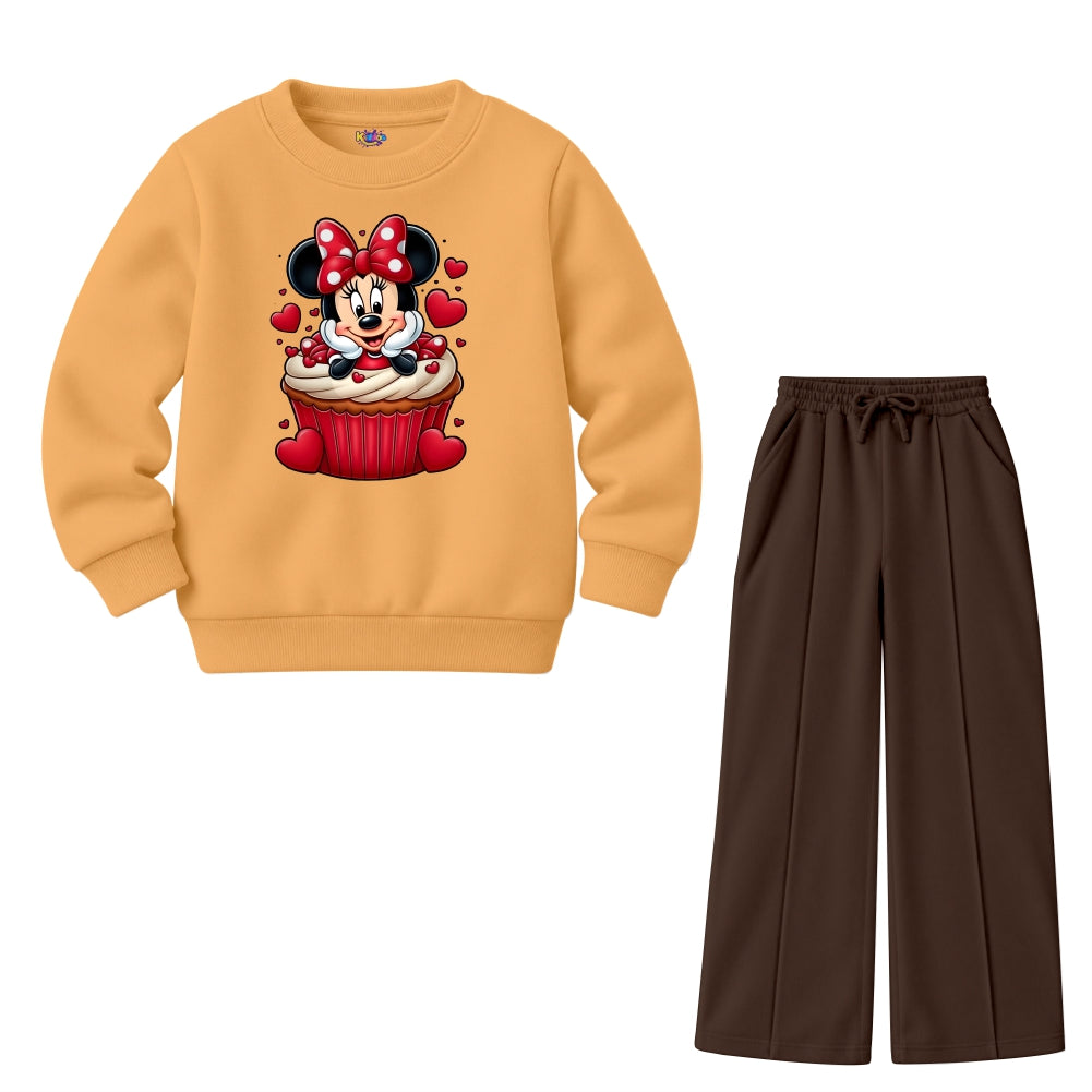 Mickey Heart Cup Cake (Fleece Pair)