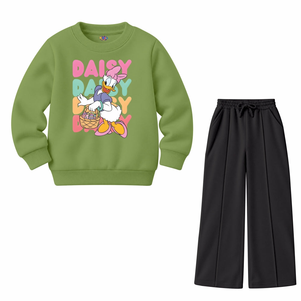 Daisy Little Girls Retro Duck (Fleece Pair)