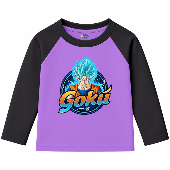 Goku Super Saiyan Blue (Ragnal Sleeve Shirt) (Copy)