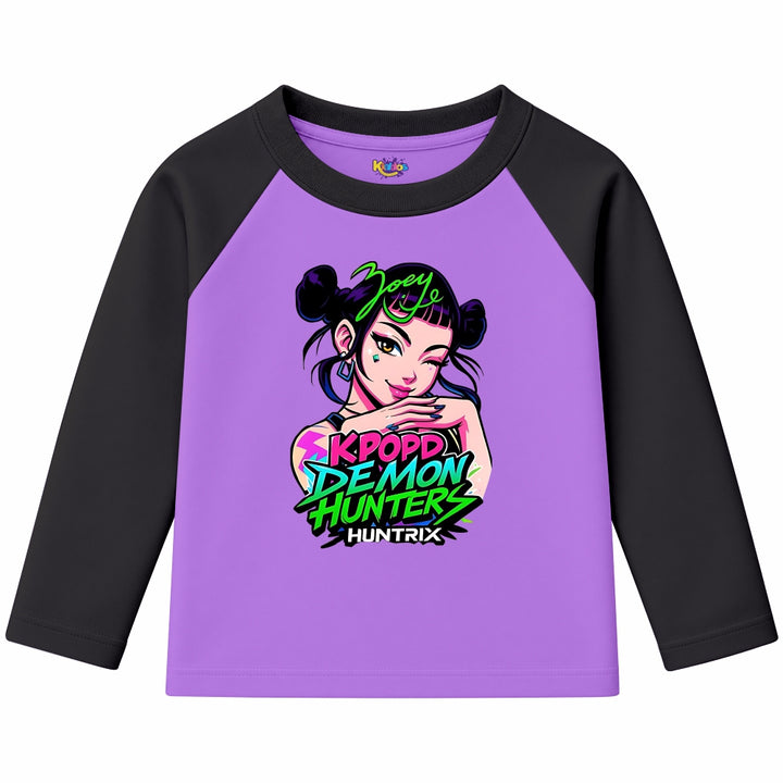 Zoey KPOP Demon Hunters (Ragnal Sleeve Shirt)