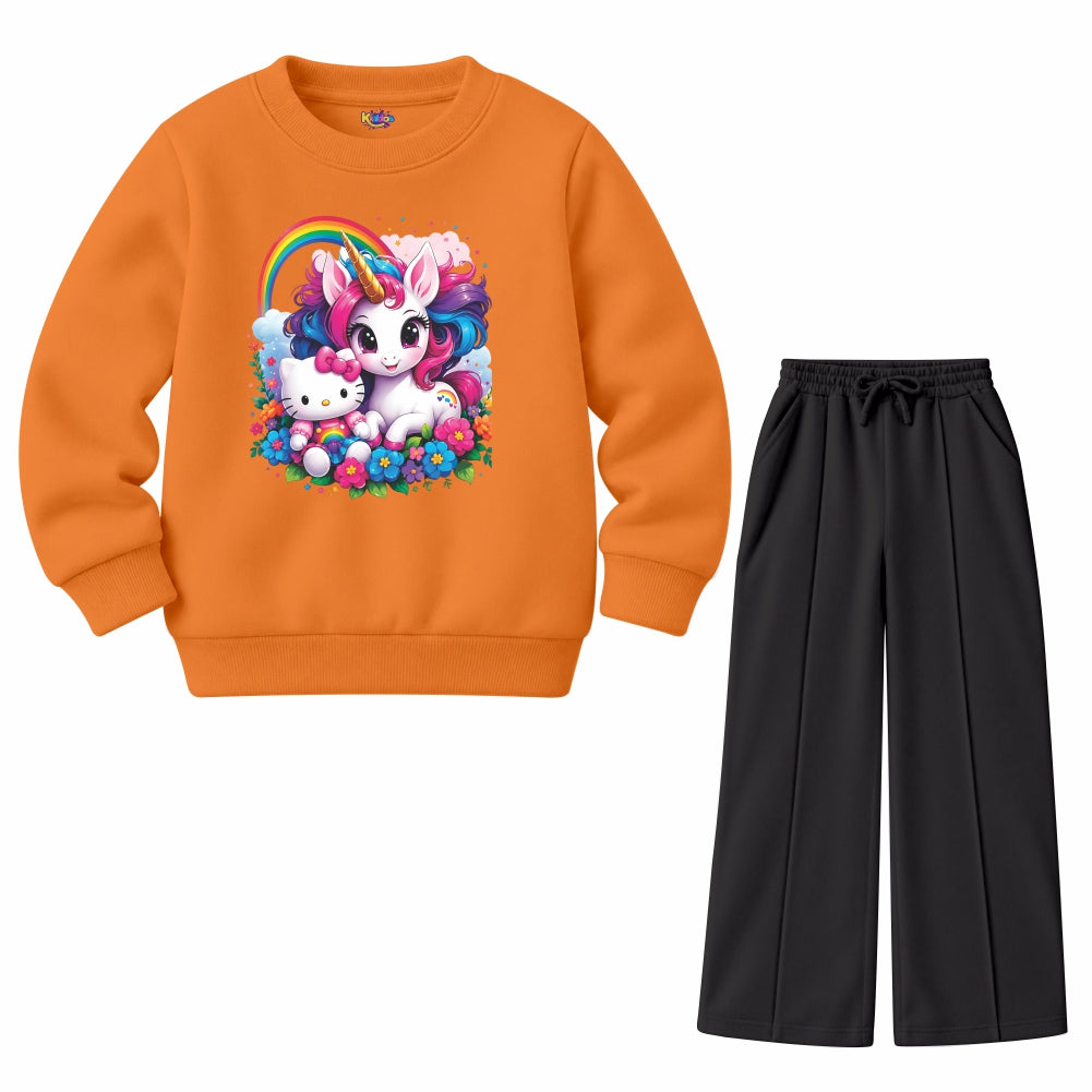 Hello Kitty Unicorn Rainbow (Fleece Pair)