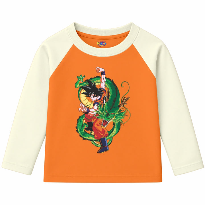 DRAGONBALL Z GOKU (Ragnal Sleeve Shirt)