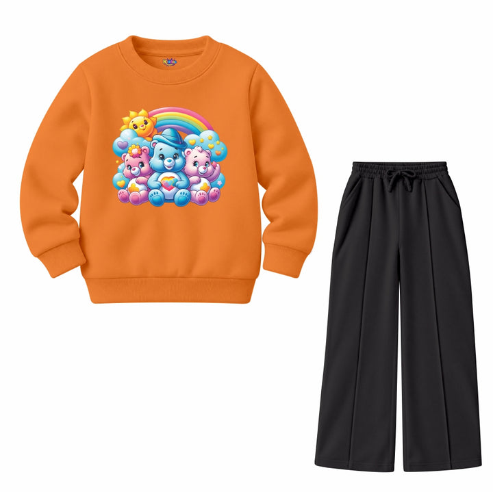 Girls Rainbow Bears (Fleece Pair)