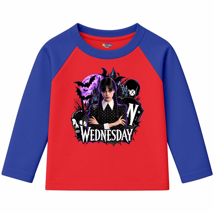 Wednesday Nevermore Academy Gothic (Ragnal Sleeve Shirt)
