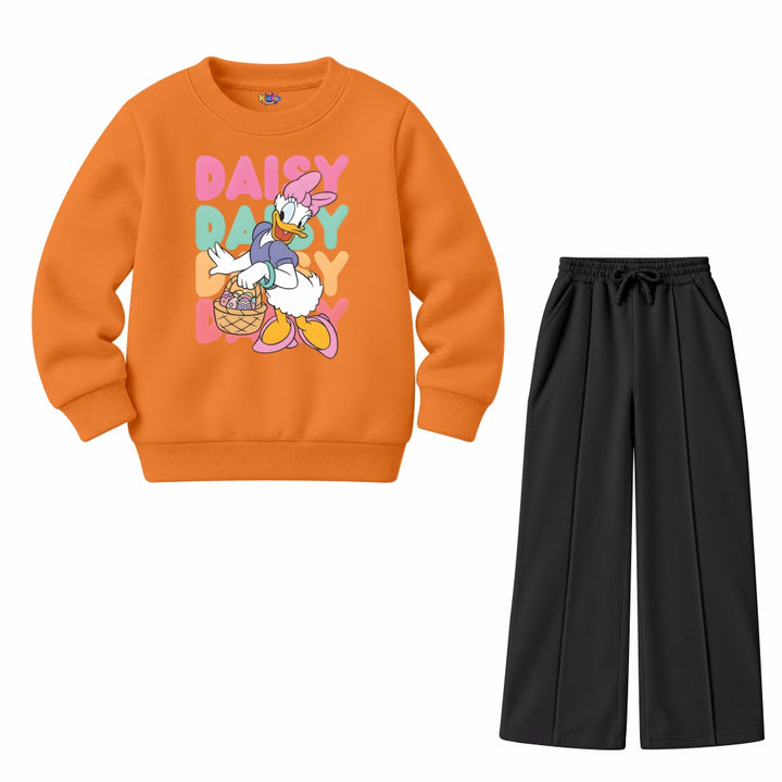 Daisy Little Girls Retro Duck (Fleece Pair)