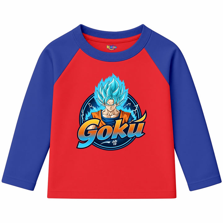 Goku Super Saiyan Blue (Ragnal Sleeve Shirt) (Copy)