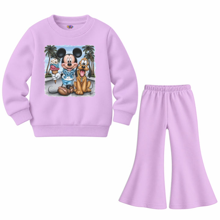 Mickey & Pluto Beach (Fleece Pair)