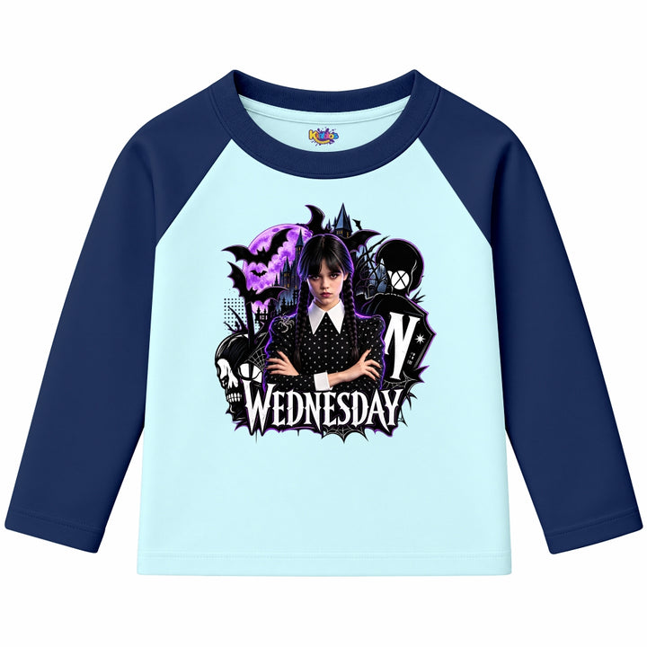 Wednesday Nevermore Academy Gothic (Ragnal Sleeve Shirt)