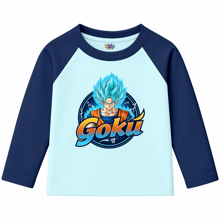 Goku Super Saiyan Blue (Ragnal Sleeve Shirt) (Copy)
