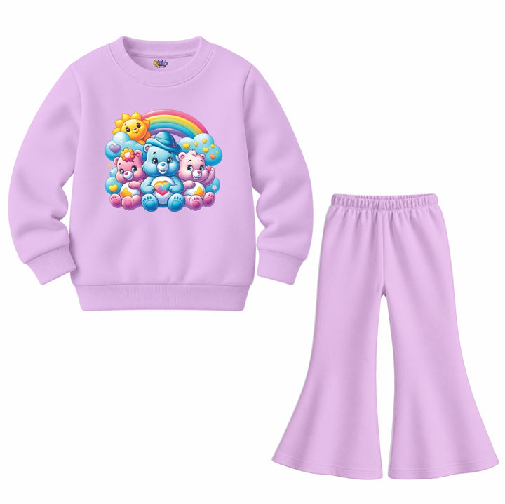 Girls Rainbow Bears (Fleece Pair)