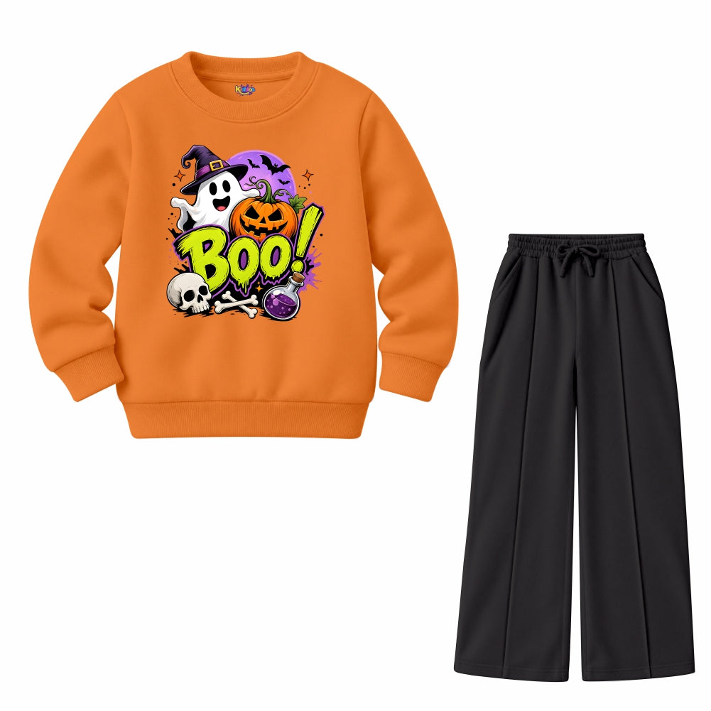 Boo Ghost Halloween (Fleece Pair)