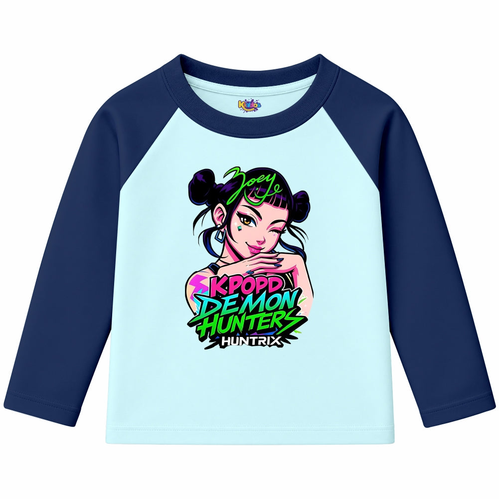Zoey KPOP Demon Hunters (Ragnal Sleeve Shirt)