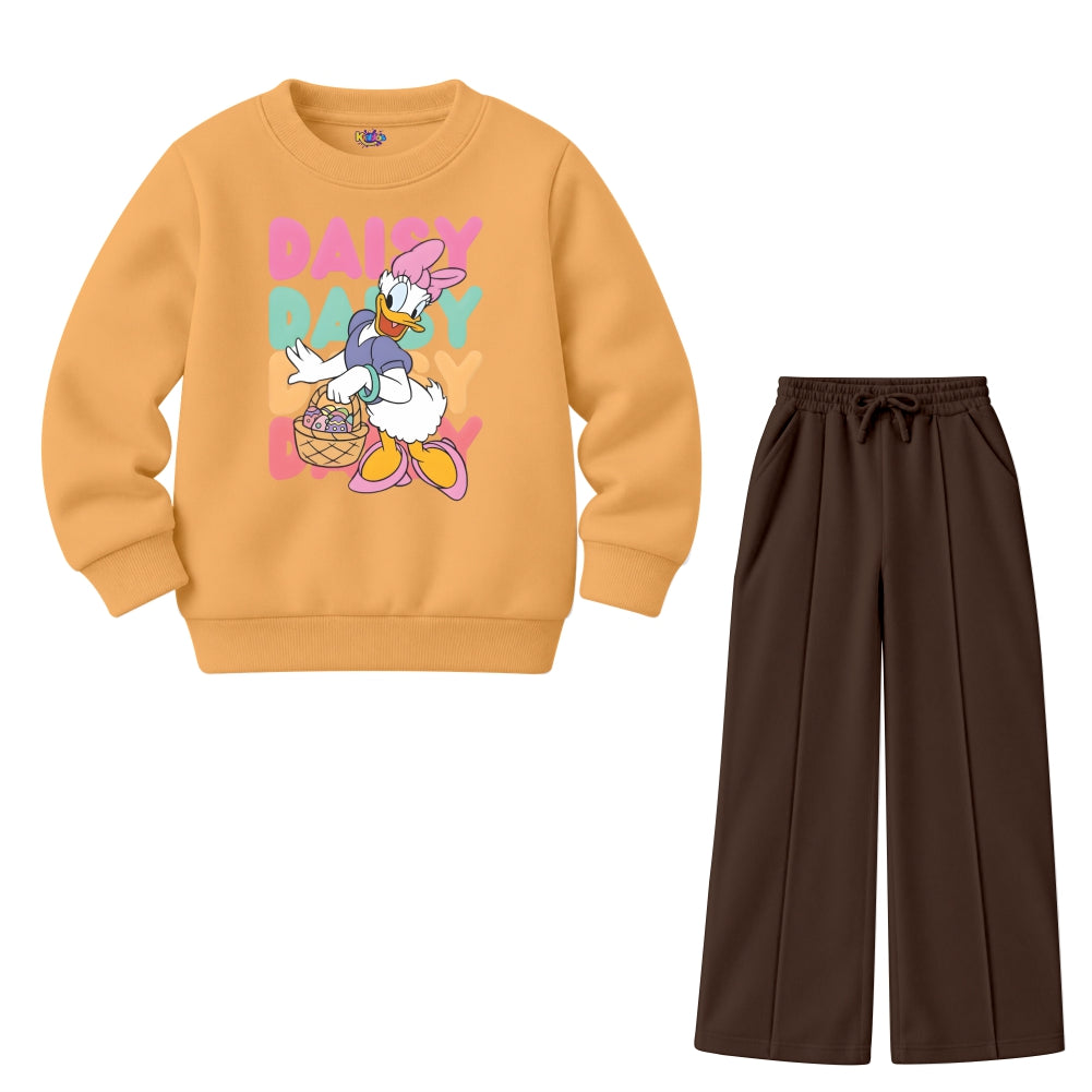 Daisy Little Girls Retro Duck (Fleece Pair)