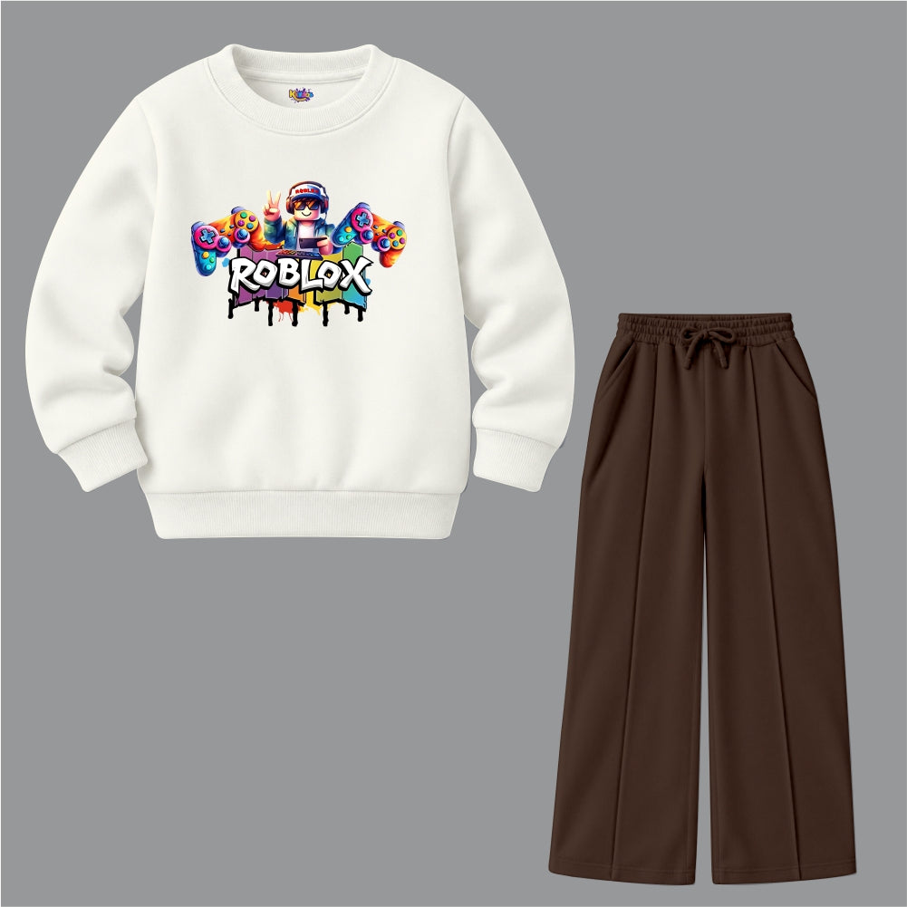 Roblox Noob with Game Controllers (Fleece Pair)