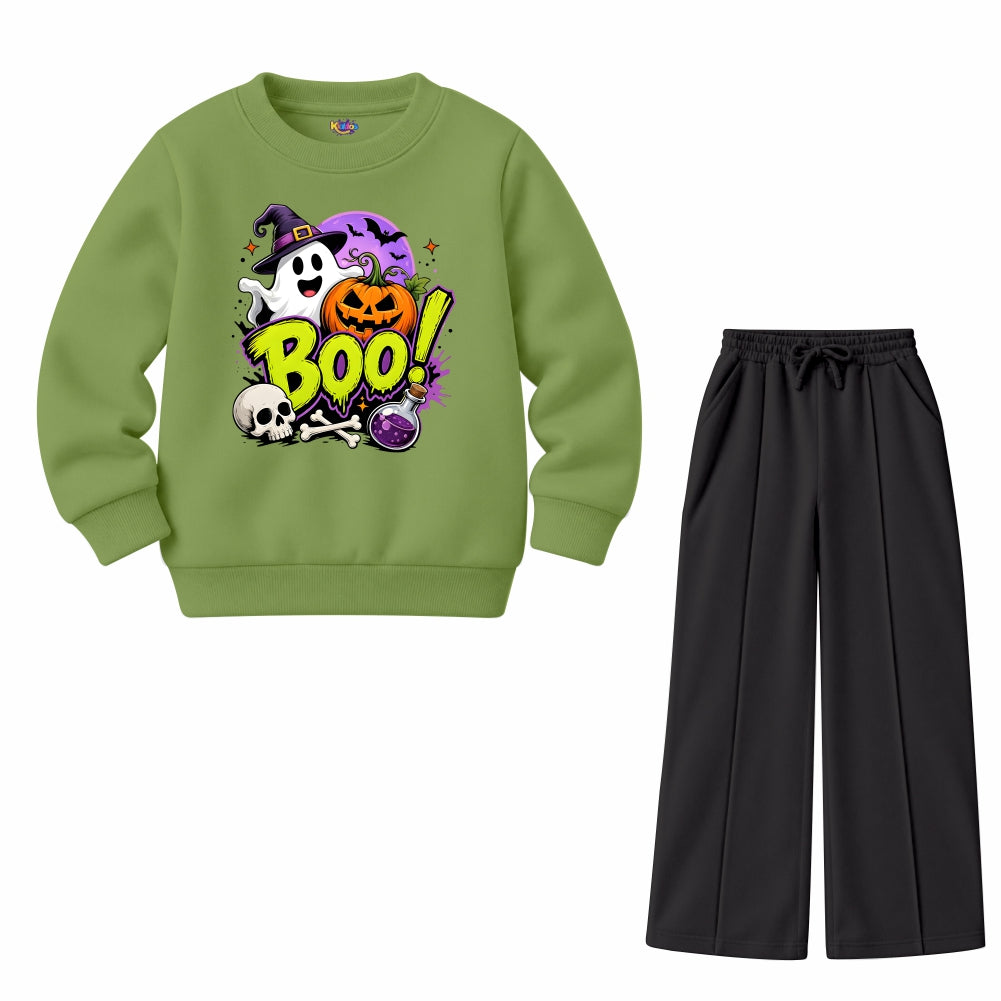 Boo Ghost Halloween (Fleece Pair)