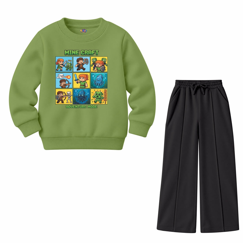 Boys Pixel Adventure (Fleece Pair)