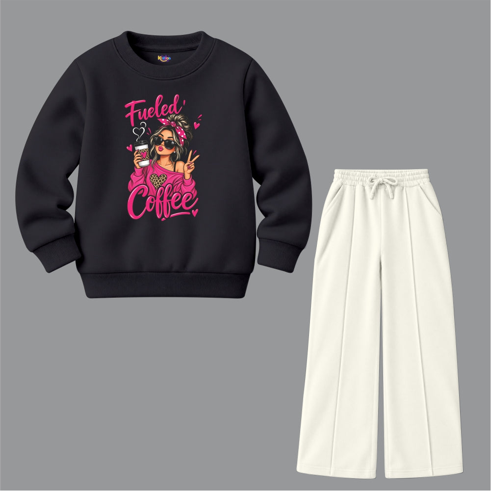 Coffee Lover Girl (Fleece Pair)