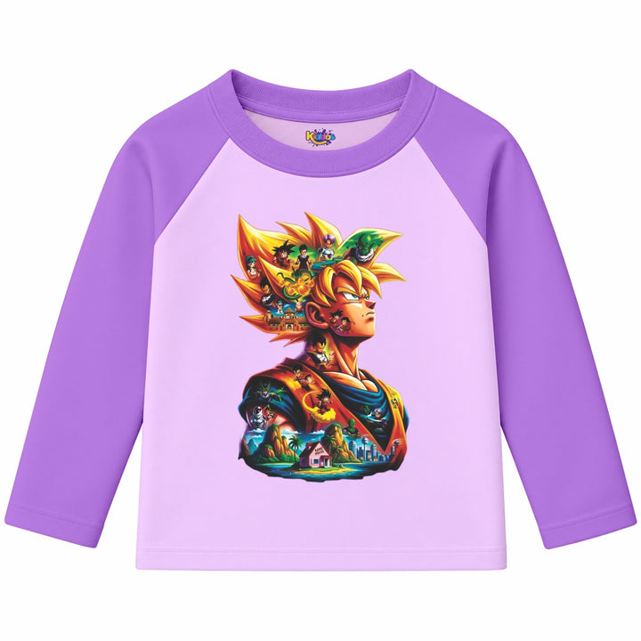 Goku Multiuniverse (Ragnal Sleeve Shirt)