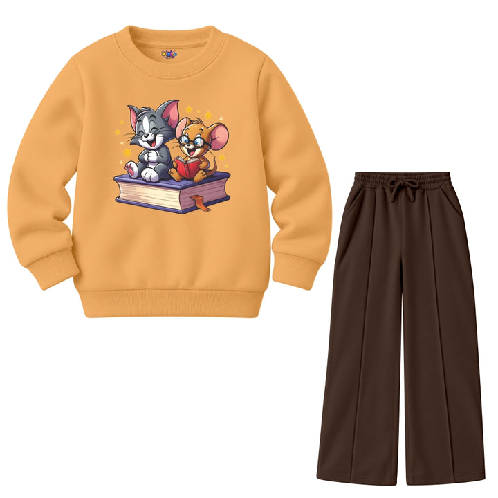 Tom & Jerry Friends Reading Book (Fleece Pair)